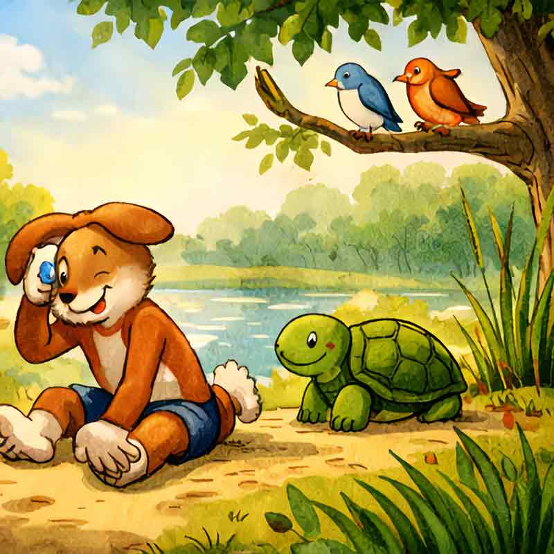 خرگوش و لاک‌پشت در مسابقه